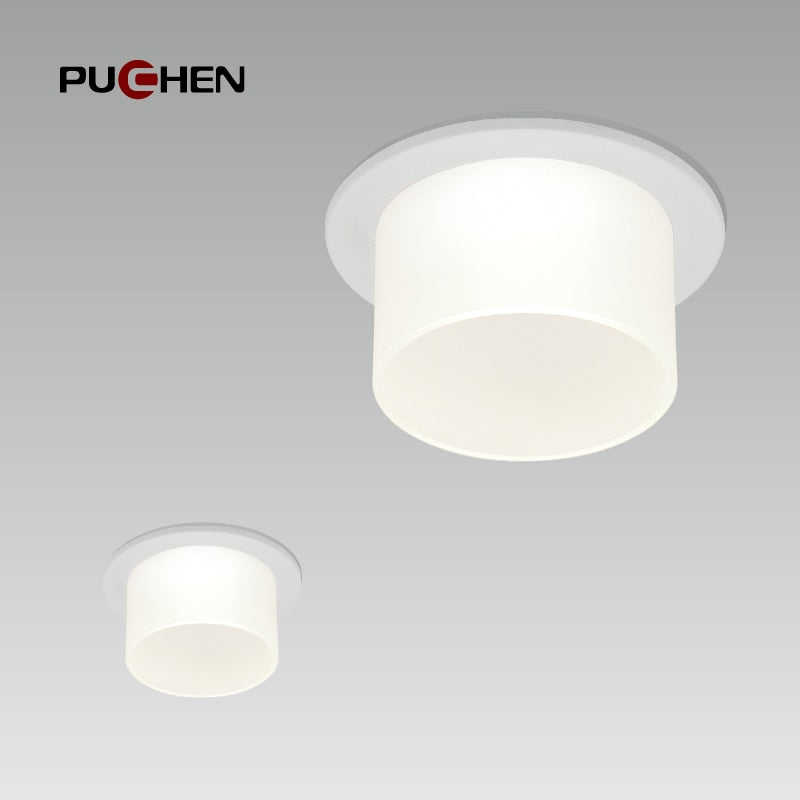 Puchen Surface Mounted Ceiling Downlight Lamp LED Acrylic Ceiling Fixtures Nordic Cob Spot Light For Bedroom Kitchen Home Bar