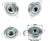 led downlight Aluminum Material 5PCS LED 1w/3W No dimmable/dimmable  Exhibition light display lamp 110-220V