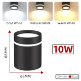 Led Down Light Spot LED Downlights 220V 5W/10/15/25W Spotlight Lights Surface Mounted Lamp for Indoor Lighting Kitchen Ceiling