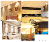 5W 7W 9W 12W Waterproof LED Downlight Dimmable Warm White Cold White 3 Color Recessed LED Lamp Spot Light AC85-265V