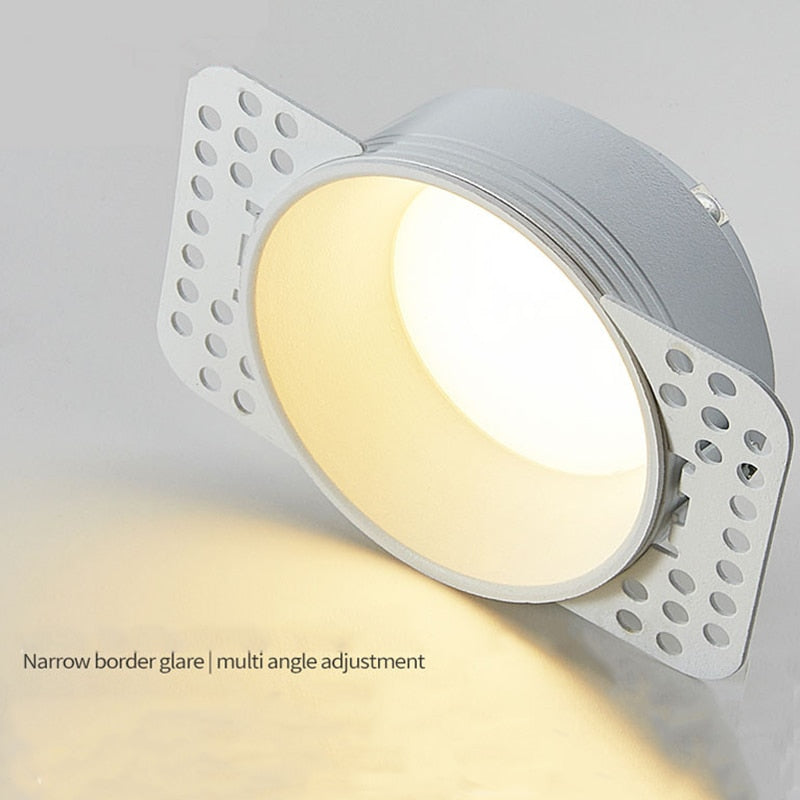 Recessed Led Downlight Round COB Dimmable Spotlight Ceiling Spot Light 220V Downlights Led Empotrable for Kitchen Living Room