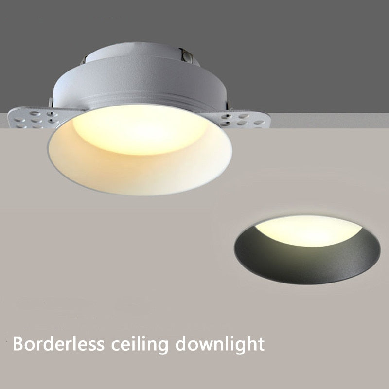 Recessed Led Downlight Round COB Dimmable Spotlight Ceiling Spot Light 220V Downlights Led Empotrable for Kitchen Living Room