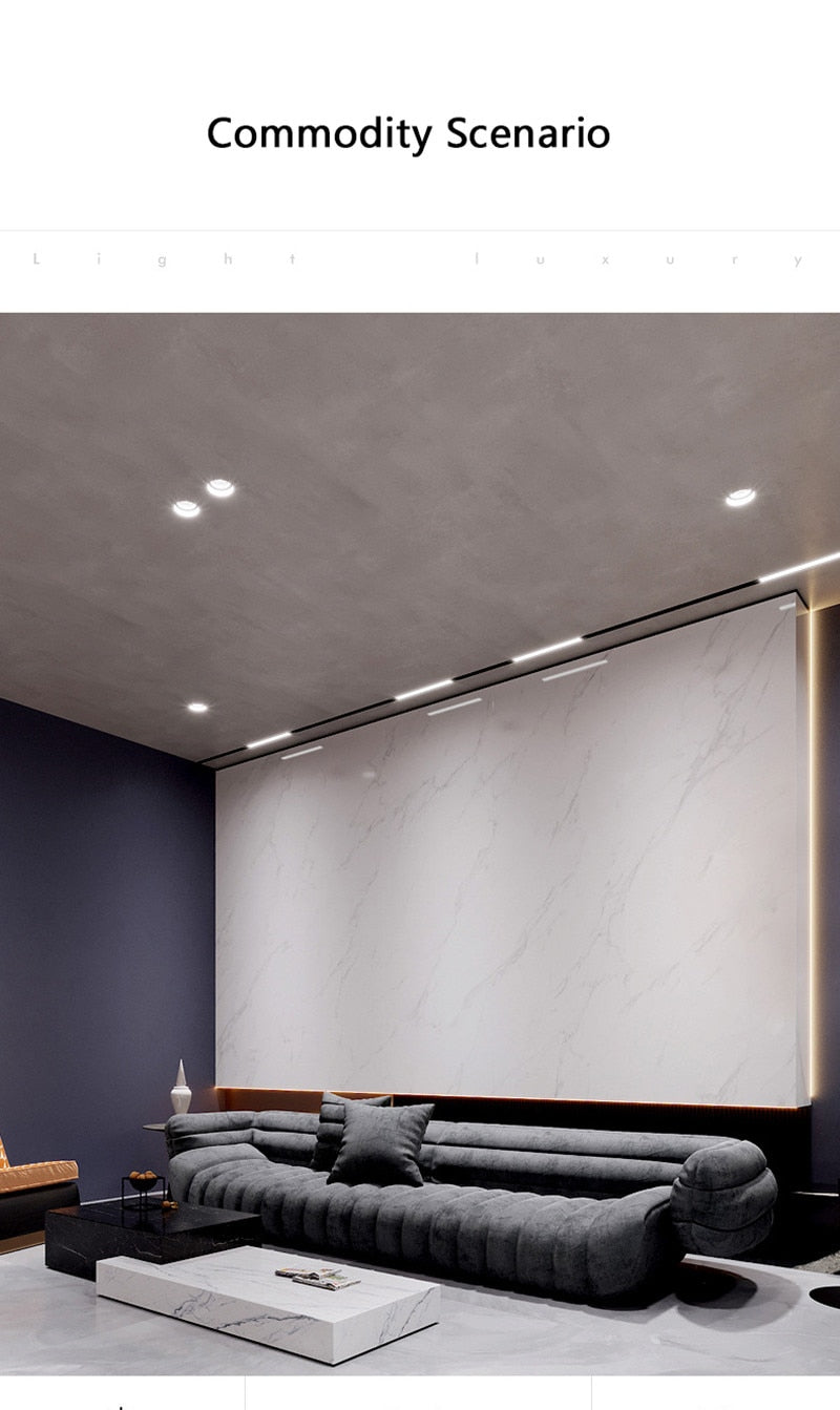 Recessed Led Downlight Round COB Dimmable Spotlight Ceiling Spot Light 220V Downlights Led Empotrable for Kitchen Living Room