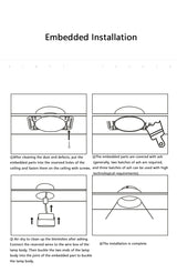 Recessed Led Downlight Round COB Dimmable Spotlight Ceiling Spot Light 220V Downlights Led Empotrable for Kitchen Living Room