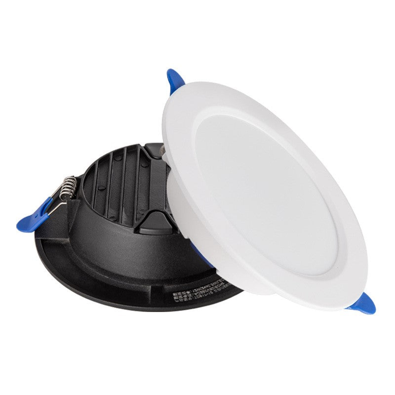 Round Recessed LED Downlight Ultra-thin White Black 5W 7W 9W 12W 15W 18W 21W 24W AC85-265V LED Ceiling Light Indoor Lighting