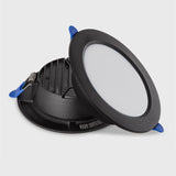 Round Recessed LED Downlight Ultra-thin White Black 5W 7W 9W 12W 15W 18W 21W 24W AC85-265V LED Ceiling Light Indoor Lighting