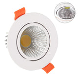 Ivory White Warm Light Home Downlight Hole Light 3000K 6000K 5W LED Aluminum Downlight Ceiling Light for Domestic and Commercial