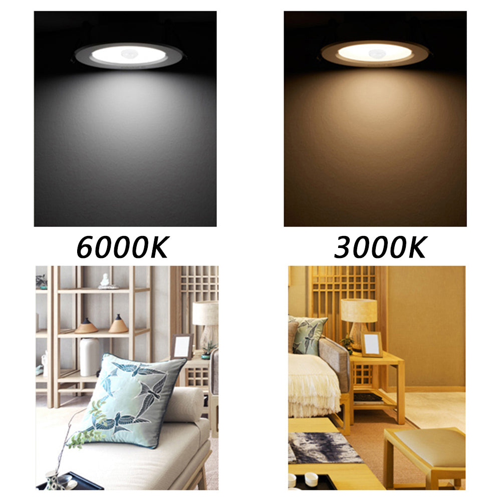 Ivory White Warm Light Home Downlight Hole Light 3000K 6000K 5W LED Aluminum Downlight Ceiling Light for Domestic and Commercial