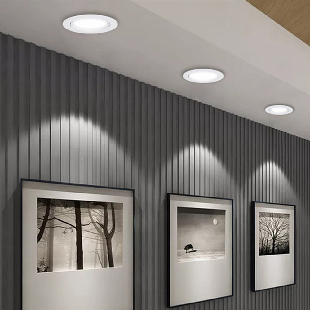 Ivory White Warm Light Home Downlight Hole Light 3000K 6000K 5W LED Aluminum Downlight Ceiling Light for Domestic and Commercial