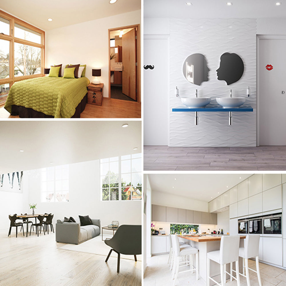 Ivory White Warm Light Home Downlight Hole Light 3000K 6000K 5W LED Aluminum Downlight Ceiling Light for Domestic and Commercial