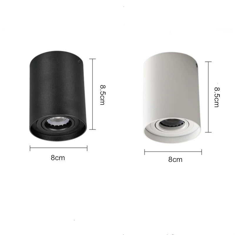 High Quality Rotating Downlight COB LED Surface Mounted Ceiling lamp 9W 12W 15W Adjustable Spot light AC85-265V