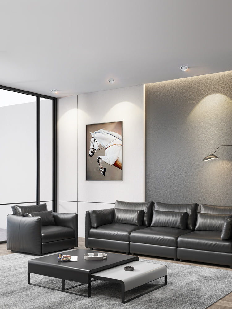 BRGT LED Spotlights Recessed 360° Rotation Adjustment Ceiling Lamp 7W 75mm Downlight Foco For Kitchen Bathroom Indoor Lighting