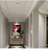 BRGT LED Spotlights Recessed 360° Rotation Adjustment Ceiling Lamp 7W 75mm Downlight Foco For Kitchen Bathroom Indoor Lighting