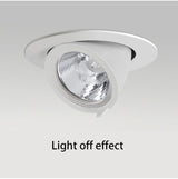 BRGT LED Spotlights Recessed 360° Rotation Adjustment Ceiling Lamp 7W 75mm Downlight Foco For Kitchen Bathroom Indoor Lighting