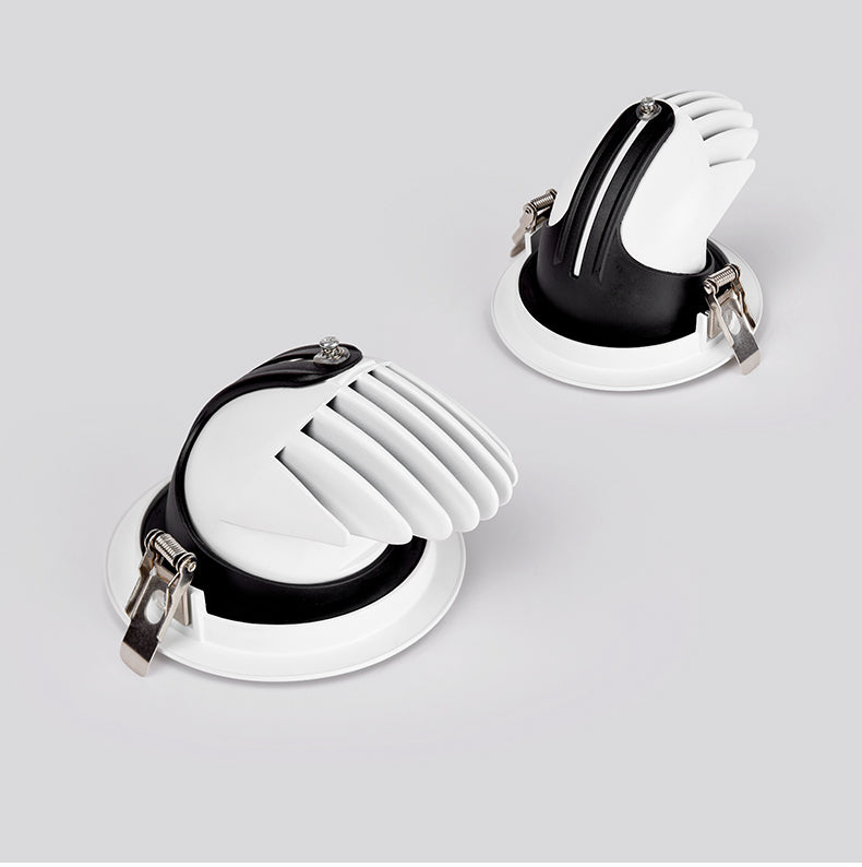 BRGT LED Spotlights Recessed 360° Rotation Adjustment Ceiling Lamp 7W 75mm Downlight Foco For Kitchen Bathroom Indoor Lighting