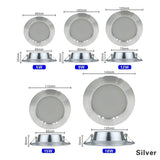 Led Downlights 220v Led Ceiling Light 5W 9W 12W Recessed Down light Round Led Panel Light 15W 18W LED Spot light Indoor Lighting