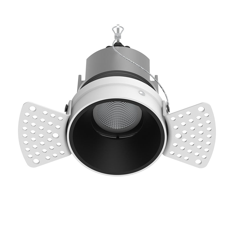 BRGT LED Spot Light Frameless Embedded Lights COB 5W 7W 12W Anti-glare Ceiling Lamp Trimless Aluminum Recessed Downlight Indoor
