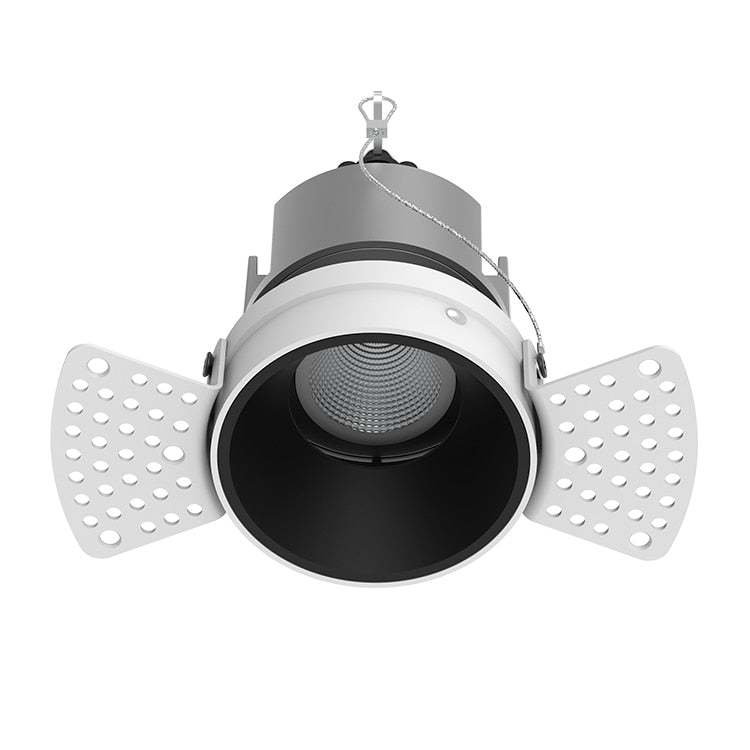 BRGT LED Spot Light Frameless Embedded Lights COB 5W 7W 12W Anti-glare Ceiling Lamp Trimless Aluminum Recessed Downlight Indoor