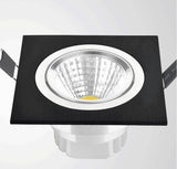 Square Bright Recessed Led Square Downlight Cob 5w Led Spot Light Decoration Ceiling Lamp Ac 110v 220v Spot Lamp