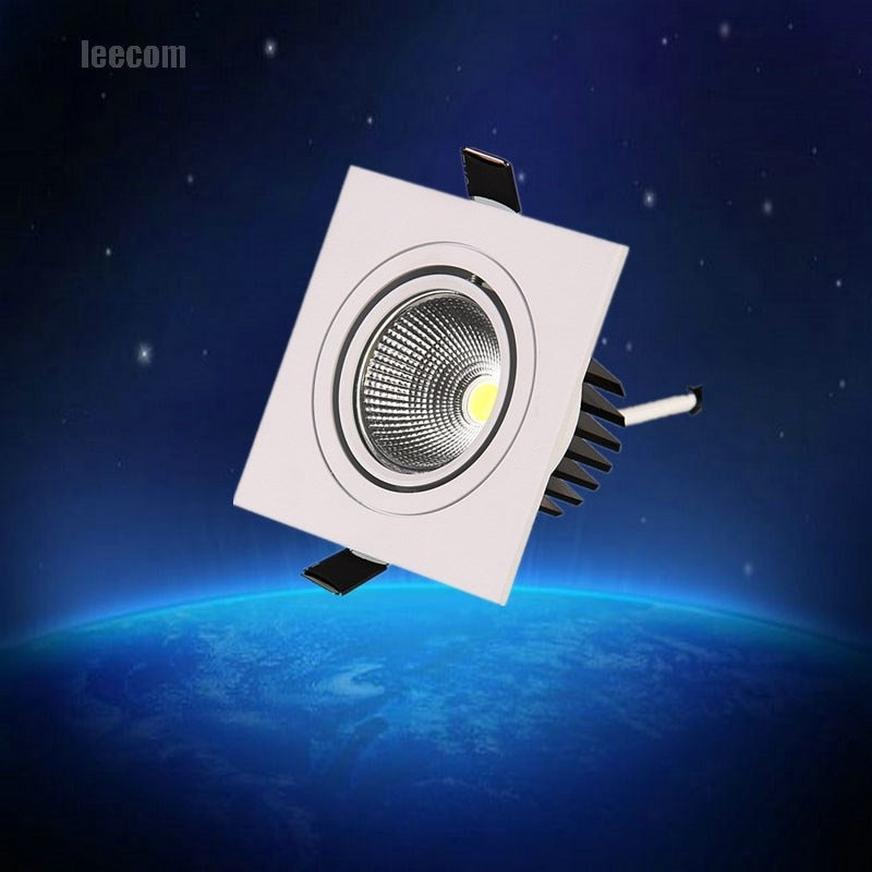 Square Bright Recessed Led Square Downlight Cob 5w Led Spot Light Decoration Ceiling Lamp Ac 110v 220v Spot Lamp