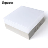 Acrylic 6W 12W 18W 24W NEW LED Round/Square Panel Light Surface Mounted Downlight lighting led ceiling down 85-265V with Driver