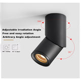 Dimmable Rotating LED Downlights 7W 9W 12W 15W COB LED Ceiling Spot Lights AC110-220V LED Wall Lamp Warm Cold White Indoor Lighting