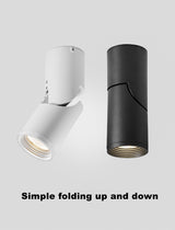 Dimmable Rotating LED Downlights 7W 9W 12W 15W COB LED Ceiling Spot Lights AC110-220V LED Wall Lamp Warm Cold White Indoor Lighting