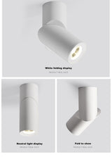 Dimmable Rotating LED Downlights 7W 9W 12W 15W COB LED Ceiling Spot Lights AC110-220V LED Wall Lamp Warm Cold White Indoor Lighting