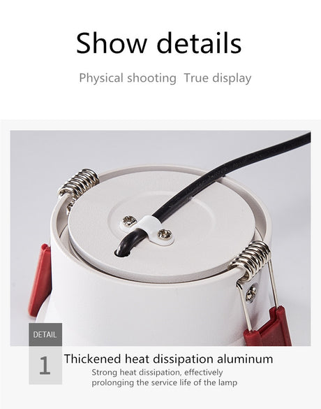 LED Ceiling Lights Luminaires Downlight Bedroom Lighting Corridor 7W 10W 15W 20W Recessed Round Lamp Spot  Indoor Warm Cold Hotel