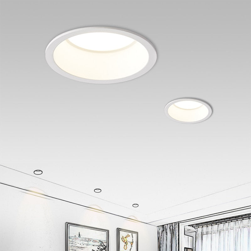 LED Ceiling Lights Luminaires Downlight Bedroom Lighting Corridor 7W 10W 15W 20W Recessed Round Lamp Spot  Indoor Warm Cold Hotel