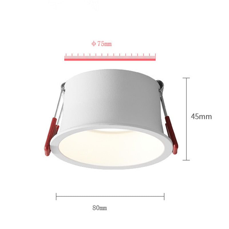 LED Ceiling Lights Luminaires Downlight Bedroom Lighting Corridor 7W 10W 15W 20W Recessed Round Lamp Spot  Indoor Warm Cold Hotel