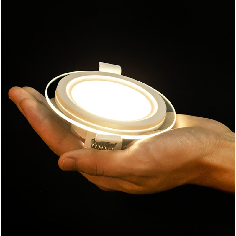 2022 new led ultra-thin square/circular downlight embedded new corridor aisle light ceiling light AC90-260V