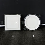 2022 new led ultra-thin square/circular downlight embedded new corridor aisle light ceiling light AC90-260V