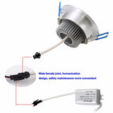 Dimmable led downlight 9W 12W 15W 21W Recessed lighting lamp AC85-265V led cabinet bulb Spotlight LED Ceiling light