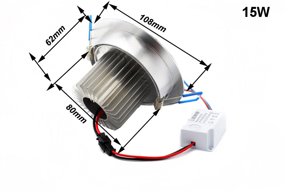 Dimmable led downlight 9W 12W 15W 21W Recessed lighting lamp AC85-265V led cabinet bulb Spotlight LED Ceiling light