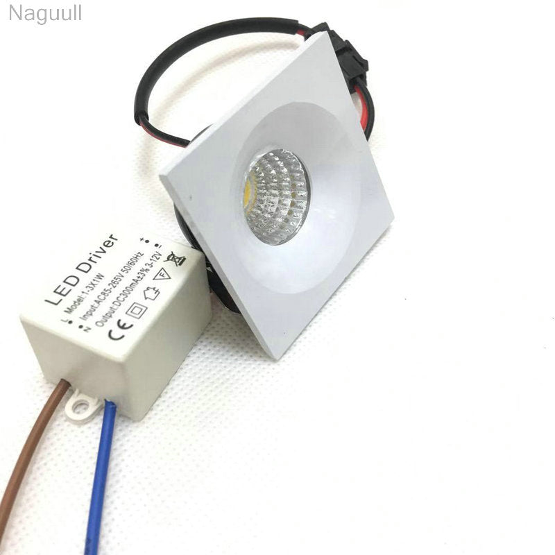Downlight 10pcs/lot Led Mini Cabinet Downlight 3w Diameter 45mm Dc12v Black Frame Recessed Ceiling