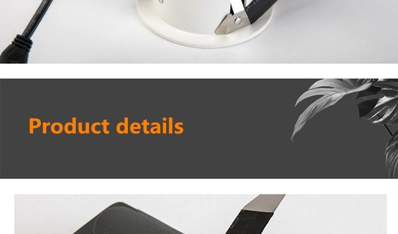 LED Downlight COB Ceiling Spot Lighting 3W 5W 7W 12W 15W 18W Led Bulb Bedroom Kitchen Indoor ceiling recessed Lights