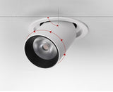 LED Downlight Embedded Ceiling Lamp 8W 12W 15W  20W 110V-220V Adjustable SpotLights Stretchable and Rotate Spot Light