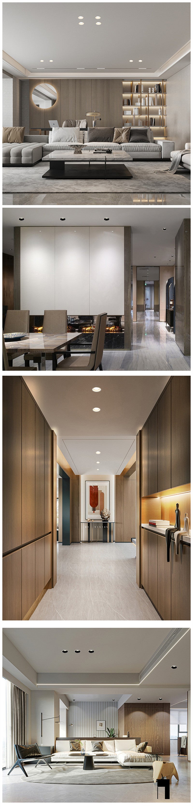 Anti-Glare SMD2835 Led Recessed Downlights 7W 12W 15W Dimmable AC90-260V Round Led Ceiling Lamp Spotlights for Indoor Lighting