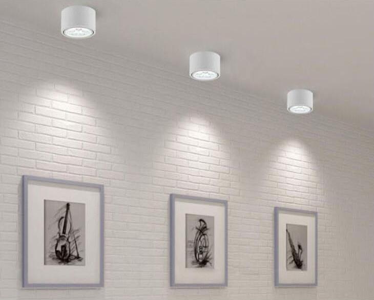 Dimmable LED Ceiling lamp Surface mounted 3W 5W 7W 9W 12W Led downlights Spot Light Rotation Kitchen Downlights Lighting