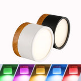 LED Surface Mounted RGB Downlight Remote Control 7W 9W Ceiling light RGB Color Change Dimming LED Wire Hanging Bar Aisle Lamps