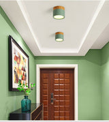 LED Surface Mounted RGB Downlight Remote Control 7W 9W Ceiling light RGB Color Change Dimming LED Wire Hanging Bar Aisle Lamps