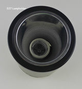 Modern Brief Black Iron E27 LED Bulb Spot Lamp Fixture Home Deco Dining Room Circel 3.5&#39; Downlights