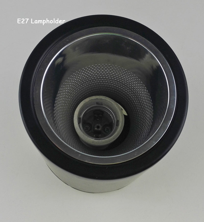 Modern Brief Black Iron E27 LED Bulb Spot Lamp Fixture Home Deco Dining Room Circel 3.5&#39; Downlights