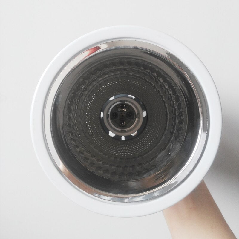 Modern Brief Black Iron E27 LED Bulb Spot Lamp Fixture Home Deco Dining Room Circel 3.5&#39; Downlights