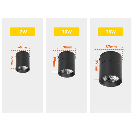 Led Downlight 220v Ceiling Light 5W 10W 15W Spot Lights Round Led Panel Light 25W Spotlight 6 Pcs/Lot Indoor Lighting Kitchen