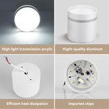 Led Downlight 220v Ceiling Light 5W 10W 15W Spot Lights Round Led Panel Light 25W Spotlight 6 Pcs/Lot Indoor Lighting Kitchen