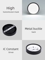 Led Downlight 220v Ceiling Light 5W 10W 15W Spot Lights Round Led Panel Light 25W Spotlight 6 Pcs/Lot Indoor Lighting Kitchen