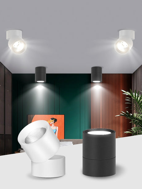 Led Downlight 220v Ceiling Light 5W 10W 15W Spot Lights Round Led Panel Light 25W Spotlight 6 Pcs/Lot Indoor Lighting Kitchen