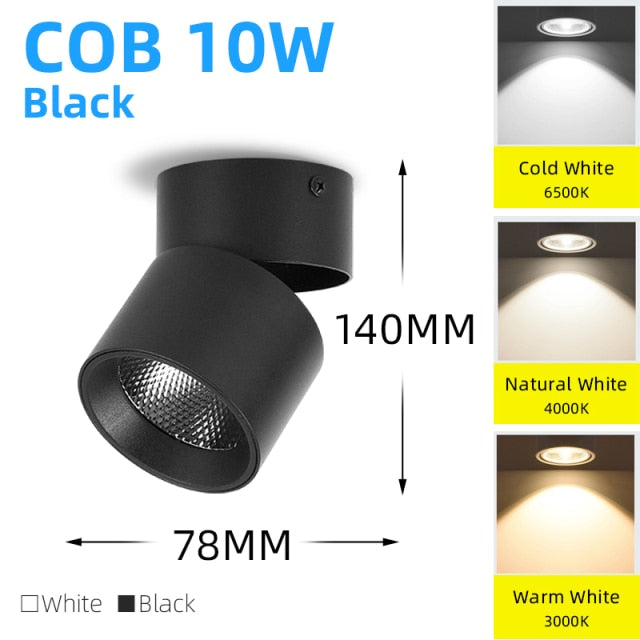 Led Downlight 220v Ceiling Light 5W 10W 15W Spot Lights Round Led Panel Light 25W Spotlight 6 Pcs/Lot Indoor Lighting Kitchen